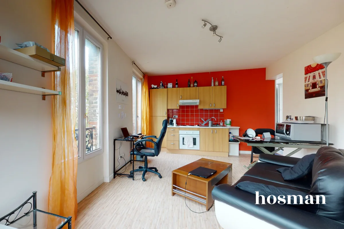 Appartement de 38.5 m² à Saint-Ouen