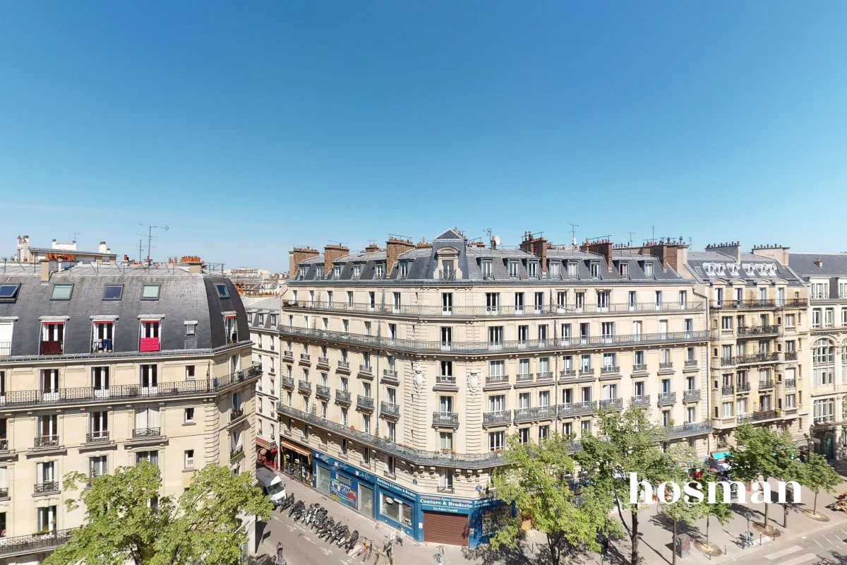 Très bel appartement en dernier étage avec ascenseur, vue sur les toits