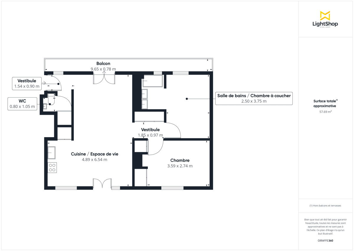 Appartement de 58.0 m² à Maisons-Alfort