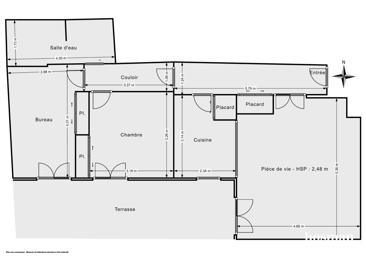 Appartement de 72.0 m² à Saint-Maurice