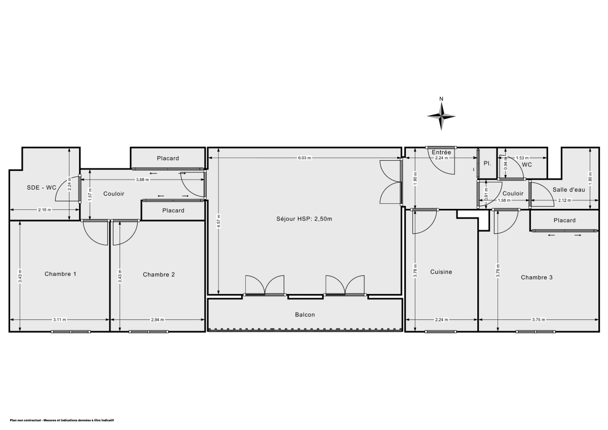 Appartement de 91.0 m² à Montrouge