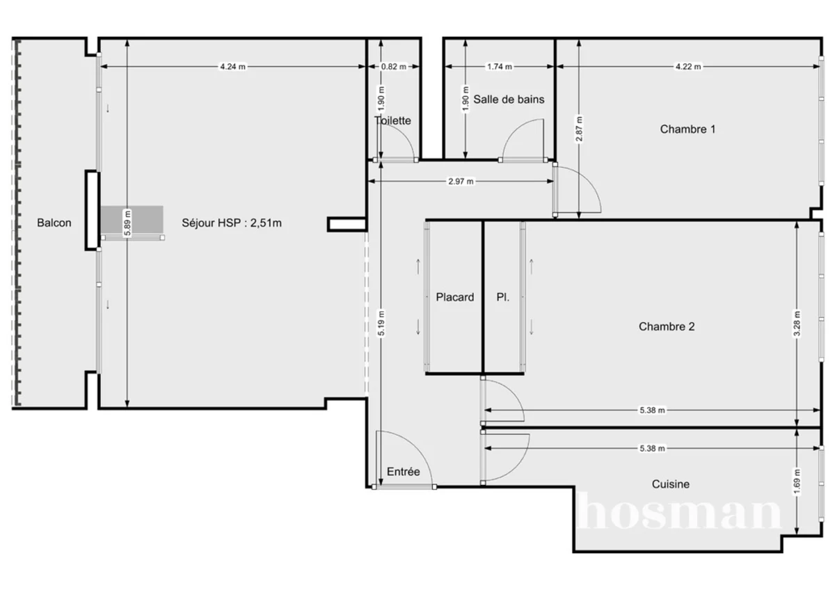 Appartement de 76.0 m² à Paris