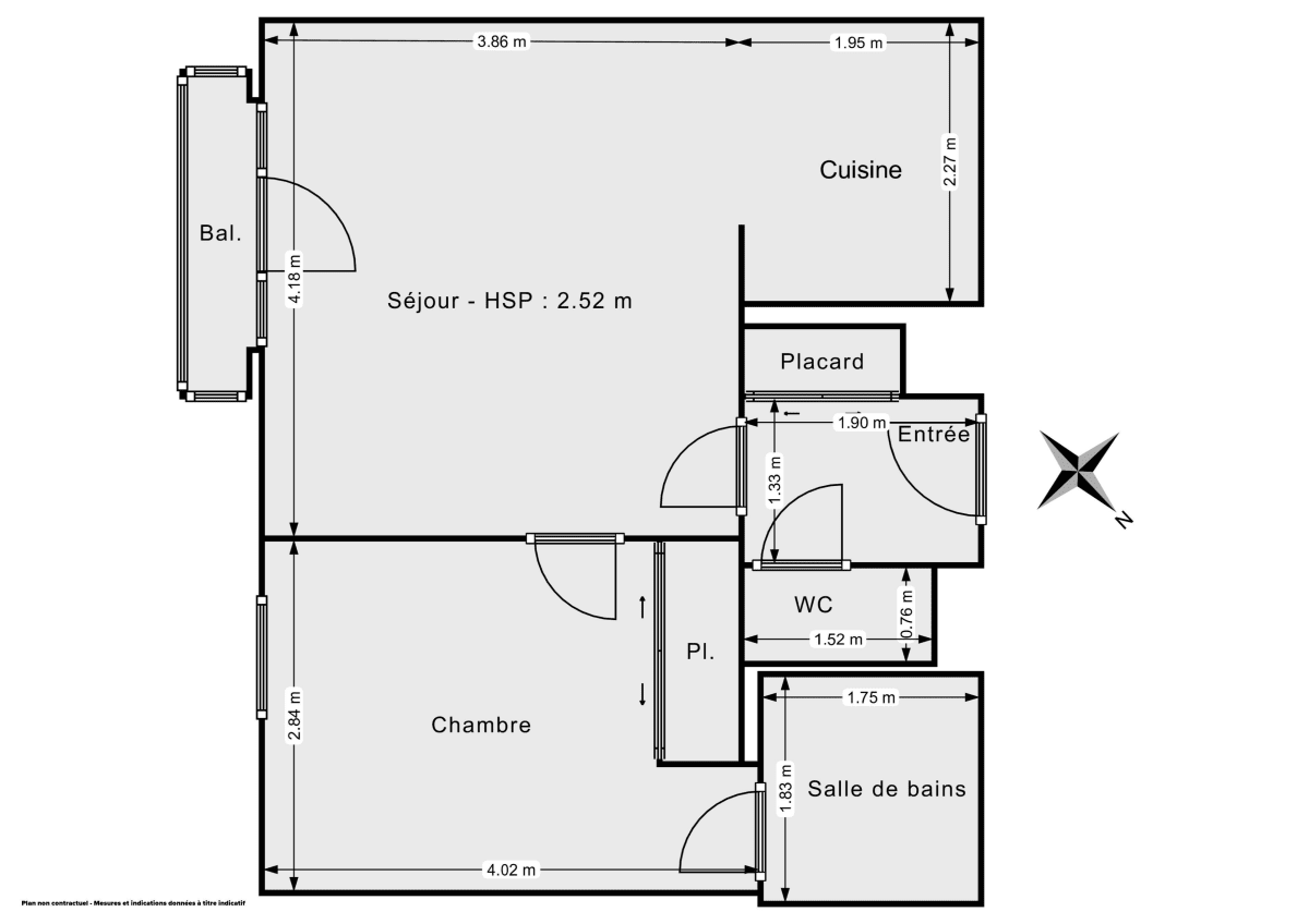 Appartement de 37.48 m² à Deuil-la-Barre