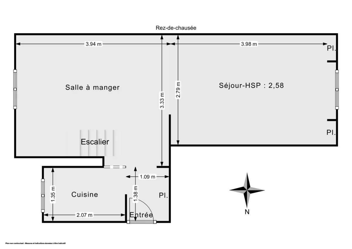 Appartement de 54.0 m² à Paris