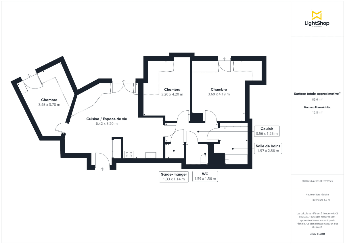 Appartement de 72.13 m² à Nanterre