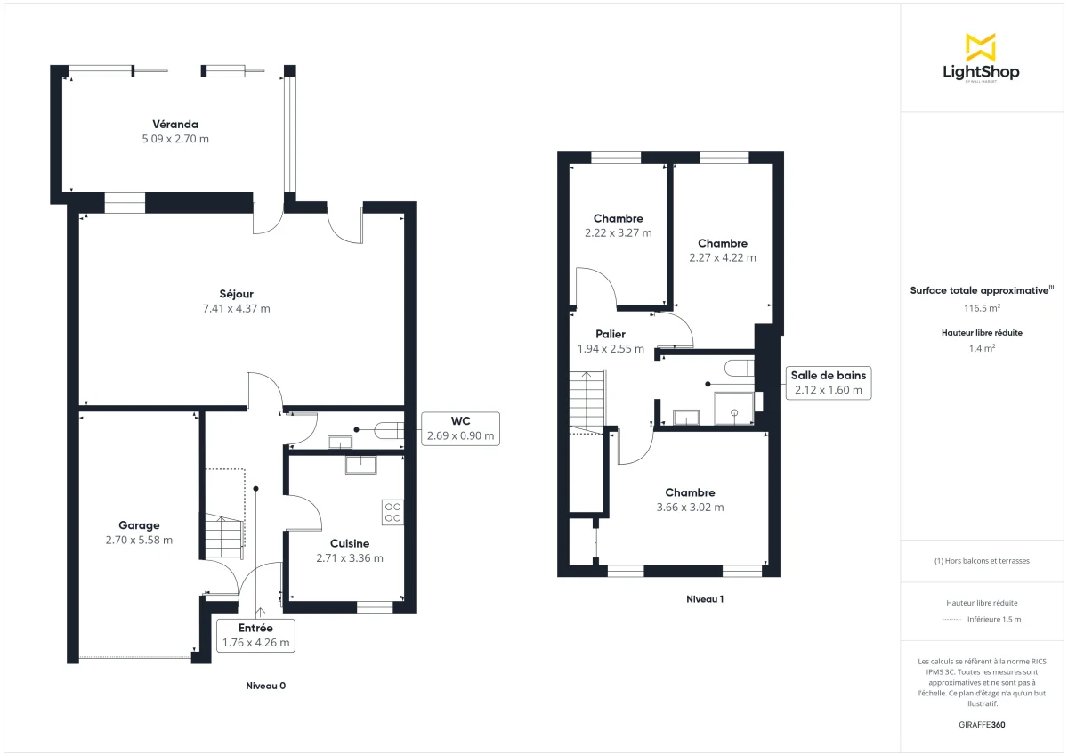 Maison de 86.17 m² à Saint-Sébastien-sur-Loire