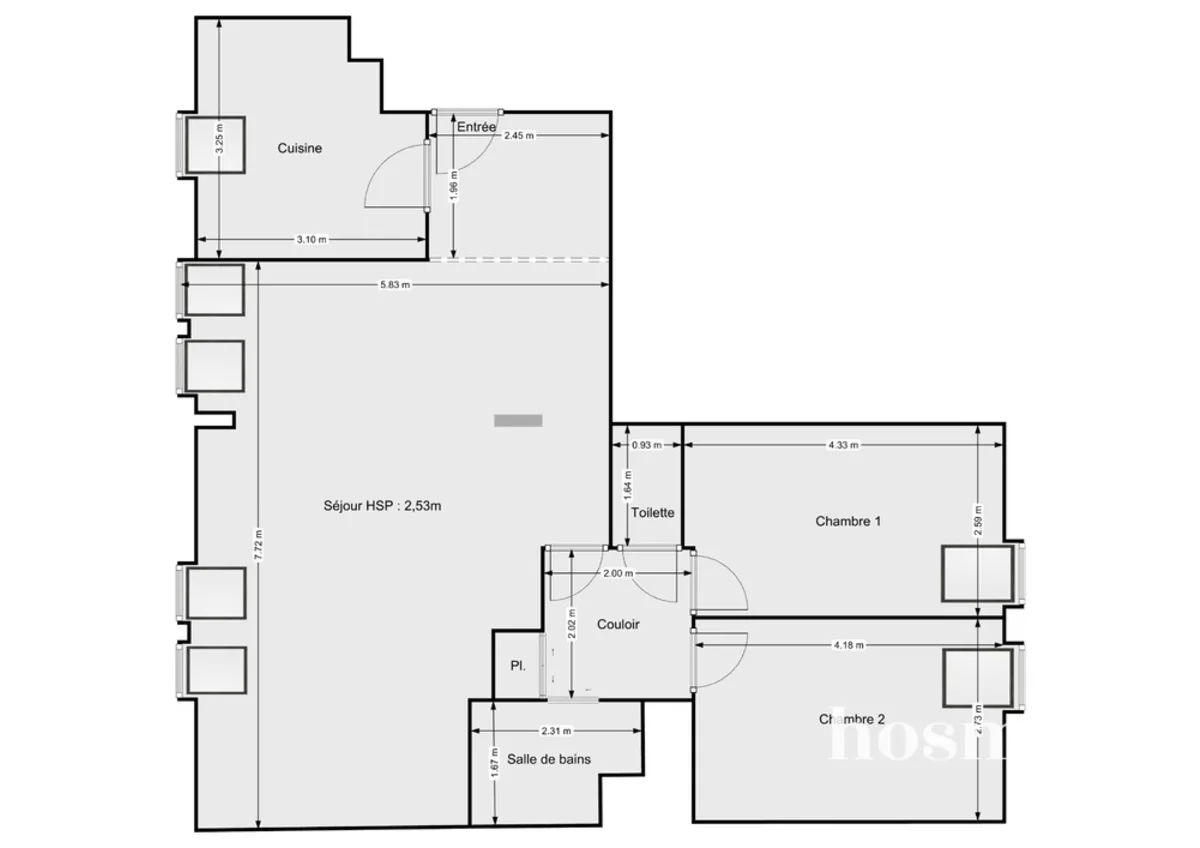 Appartement de 78.0 m² à Suresnes