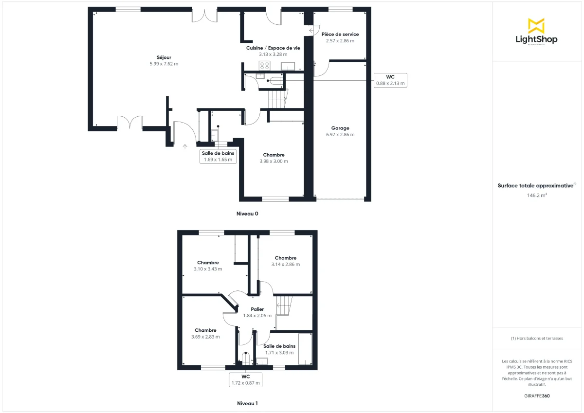 Maison de 116.0 m² à Pusignan