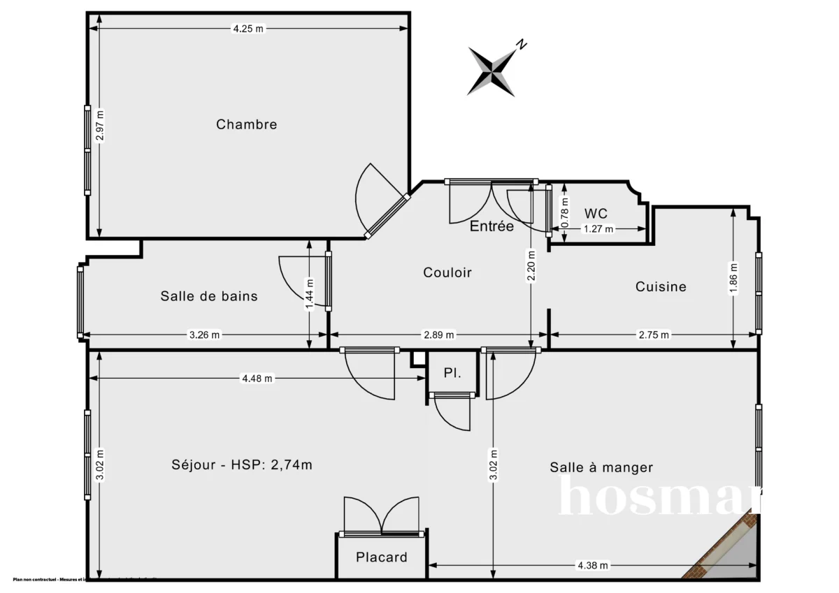 Appartement de 53.2 m² à Boulogne-Billancourt