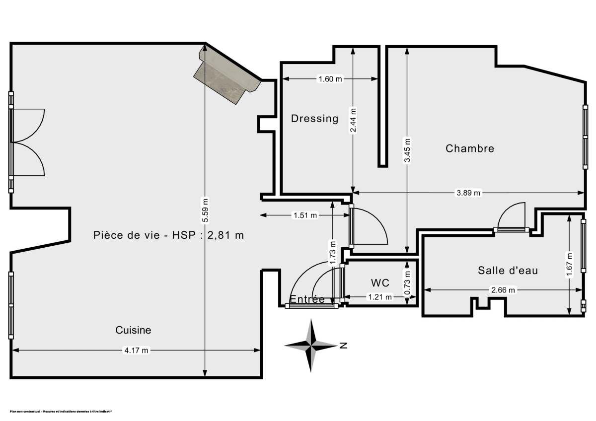 Appartement de 43.0 m² à Boulogne-Billancourt