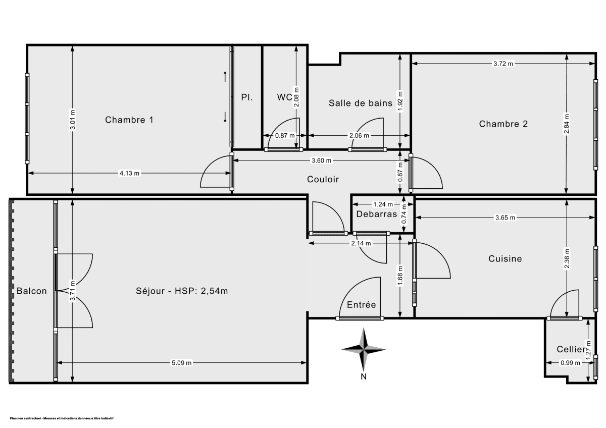 Appartement de 65.0 m² à Le Pré-Saint-Gervais