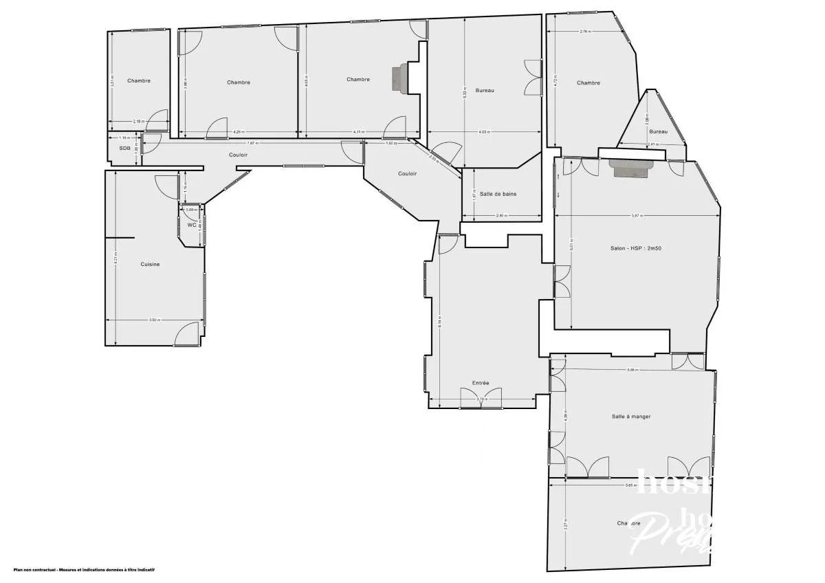 Appartement de 227.2 m² à Paris