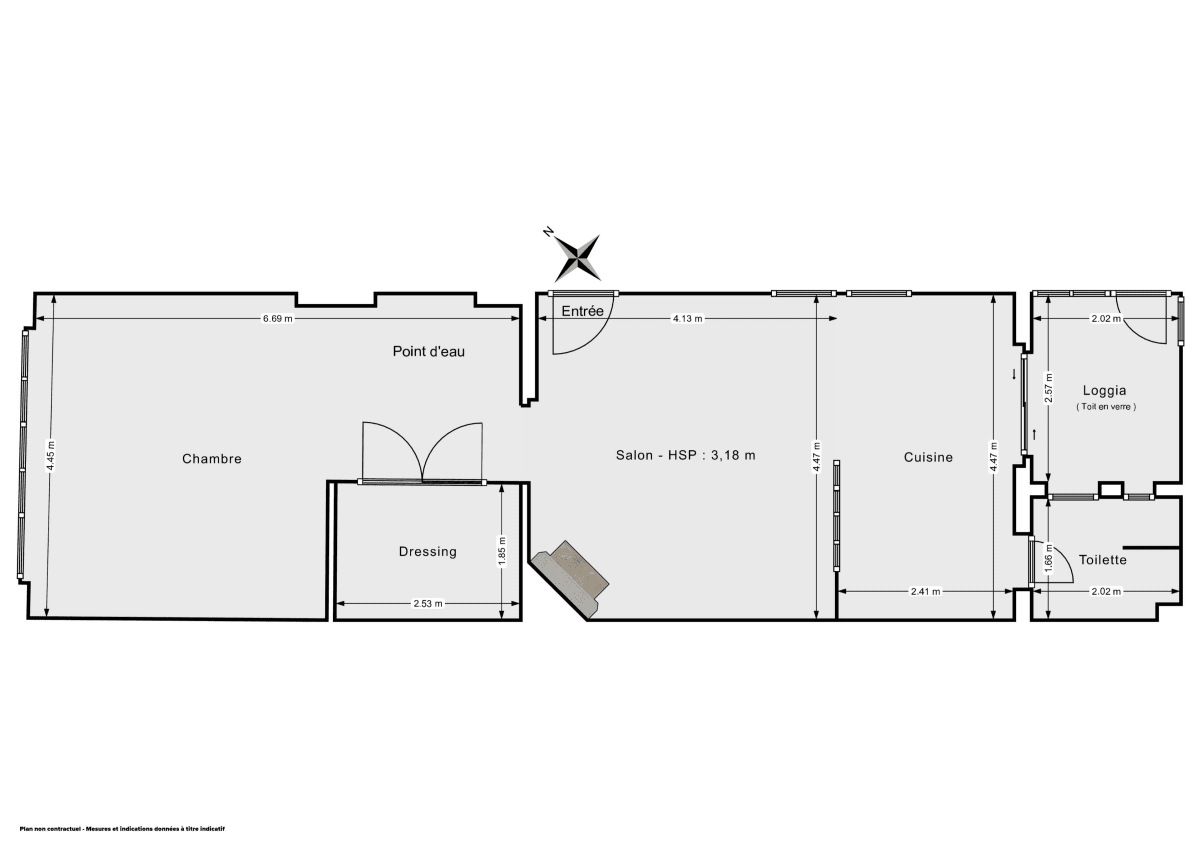Appartement de 60.0 m² à Bordeaux