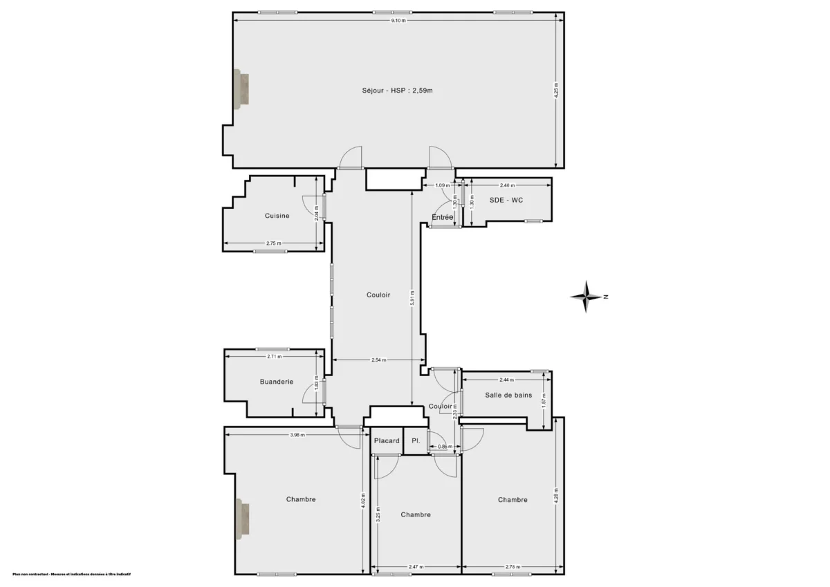 Appartement de 103.14 m² à Paris