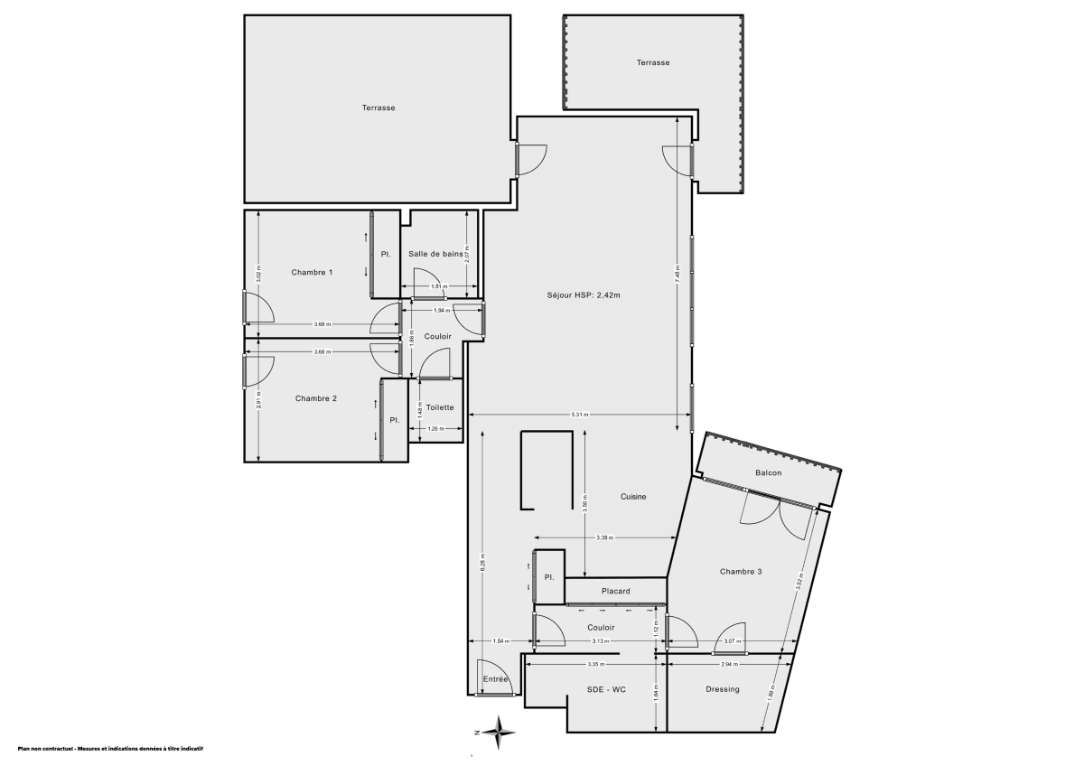 Appartement de 111.0 m² à Boulogne-Billancourt