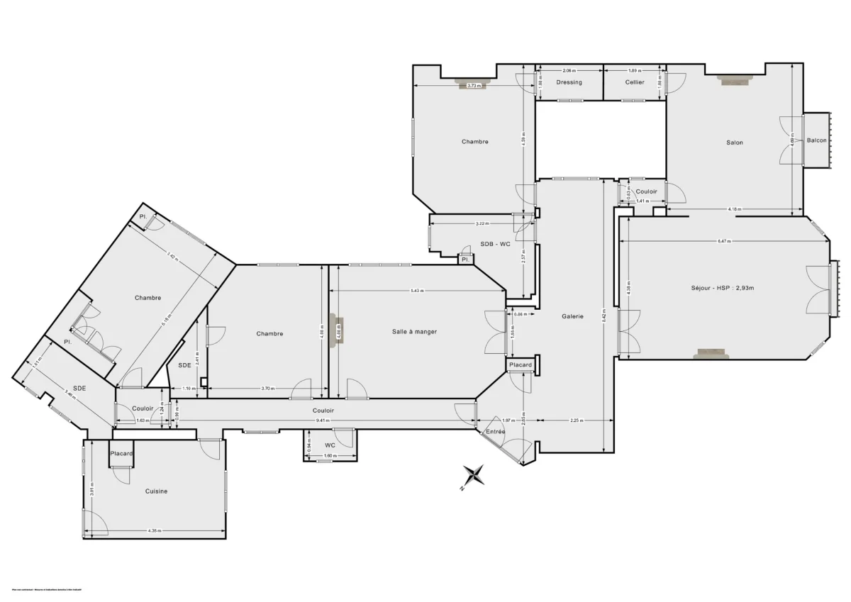 Appartement de 190.0 m² à Paris