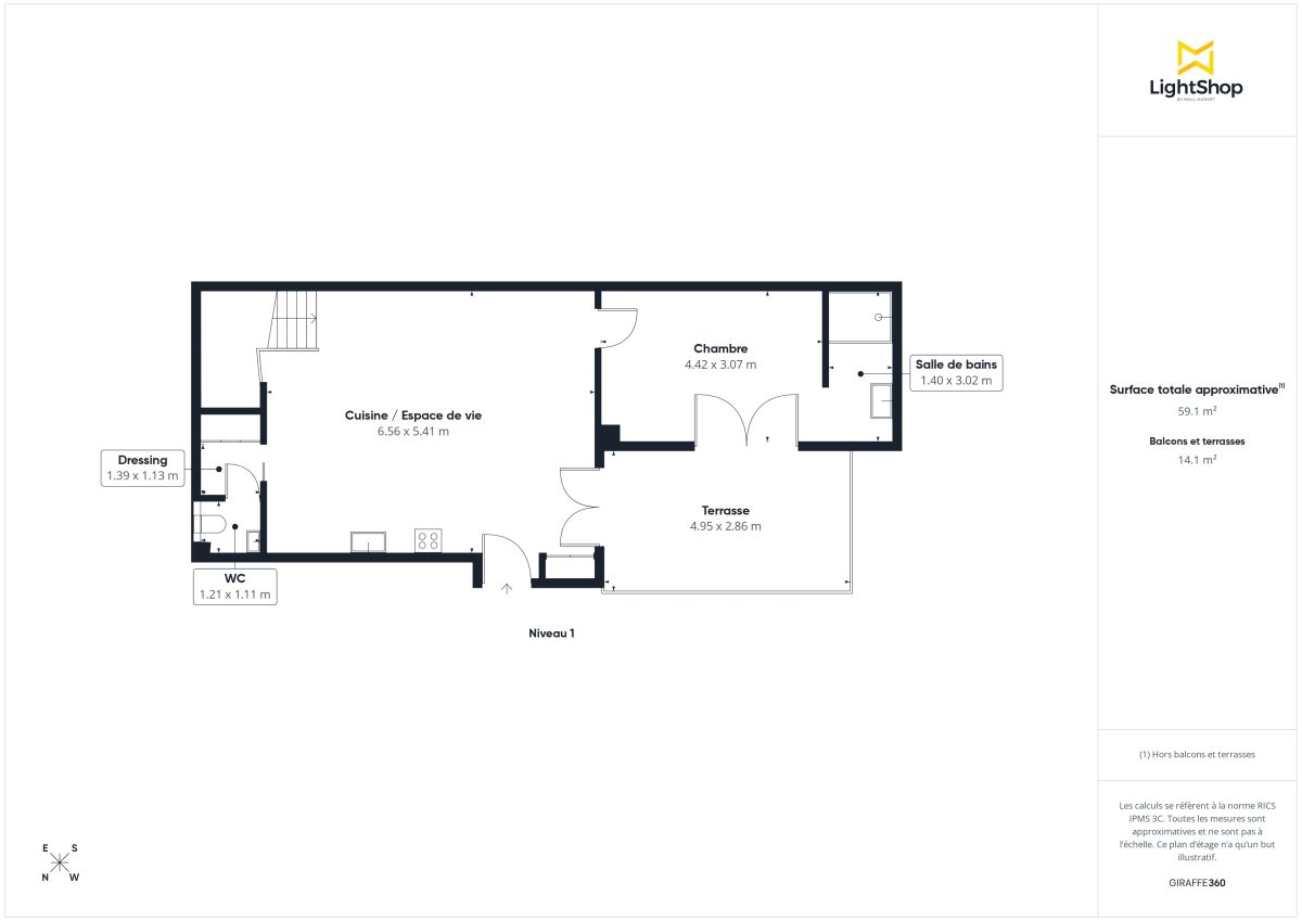 Appartement de 110.27 m² à Levallois-Perret
