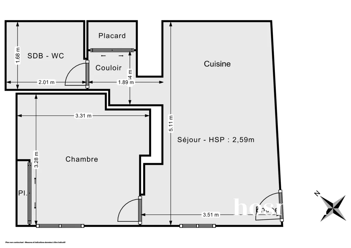 Appartement de 32.18 m² à Boulogne-Billancourt