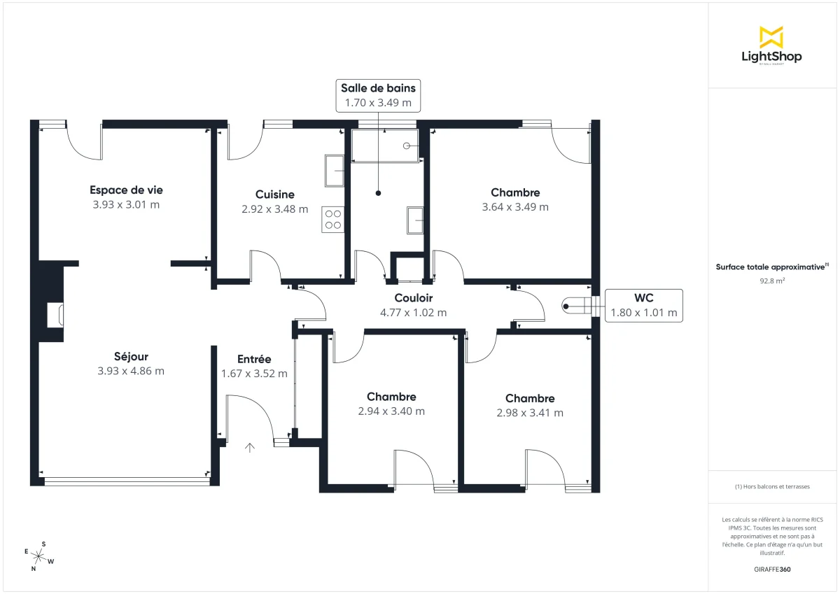Maison de 100.0 m² à Gradignan