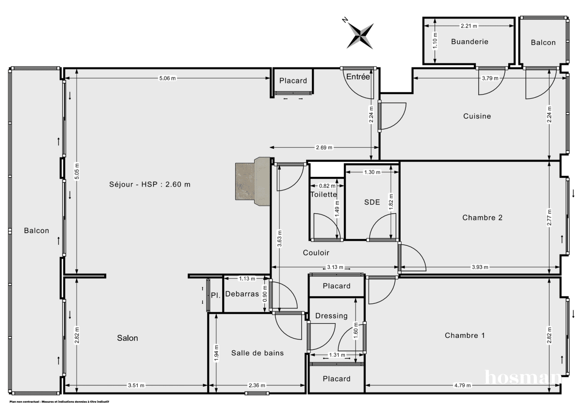 Appartement de 92.64 m² à Vaucresson