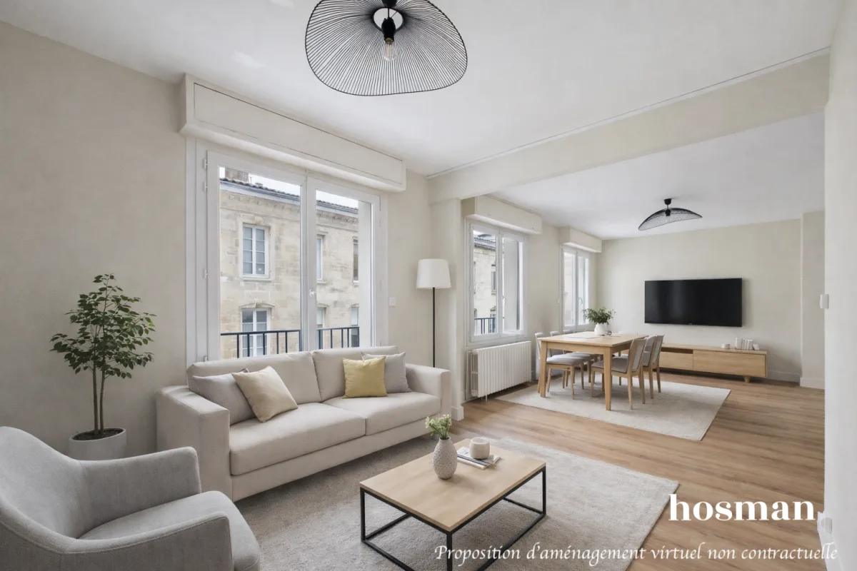 Appartement de 54.53 m² à Bordeaux