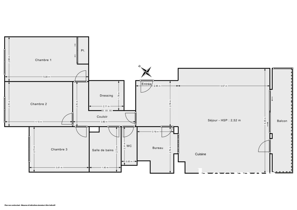 Appartement de 96.0 m² à Marseille