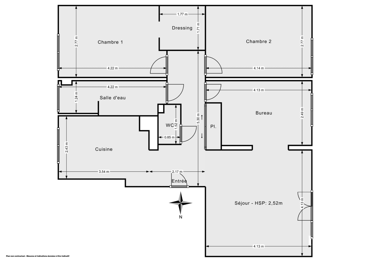 Appartement de 77.01 m² à Rezé