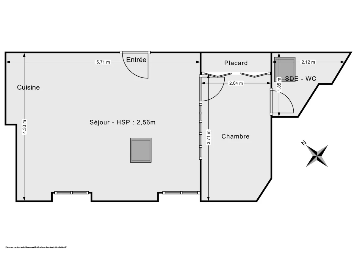 Appartement de 31.0 m² à Paris