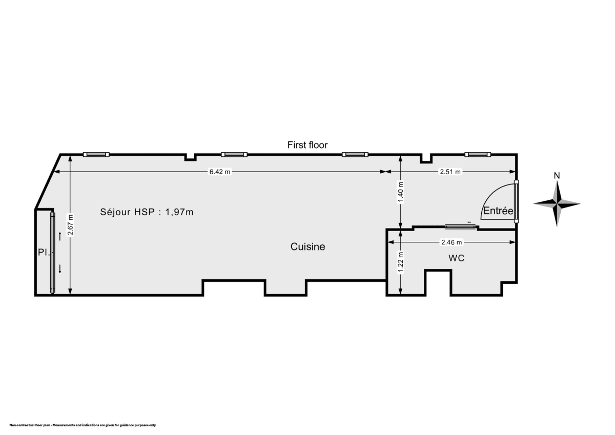 Appartement de 22.0 m² à Paris