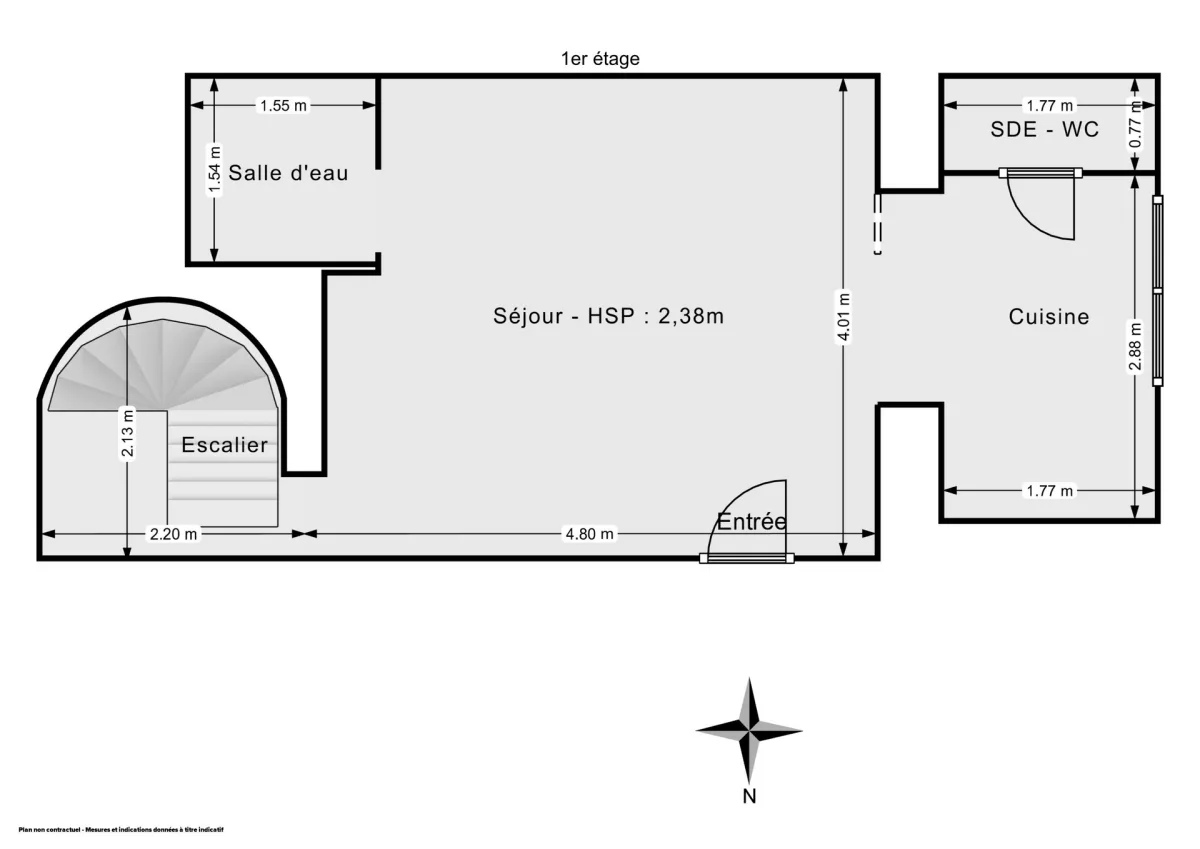 Appartement de 63.0 m² à Bordeaux
