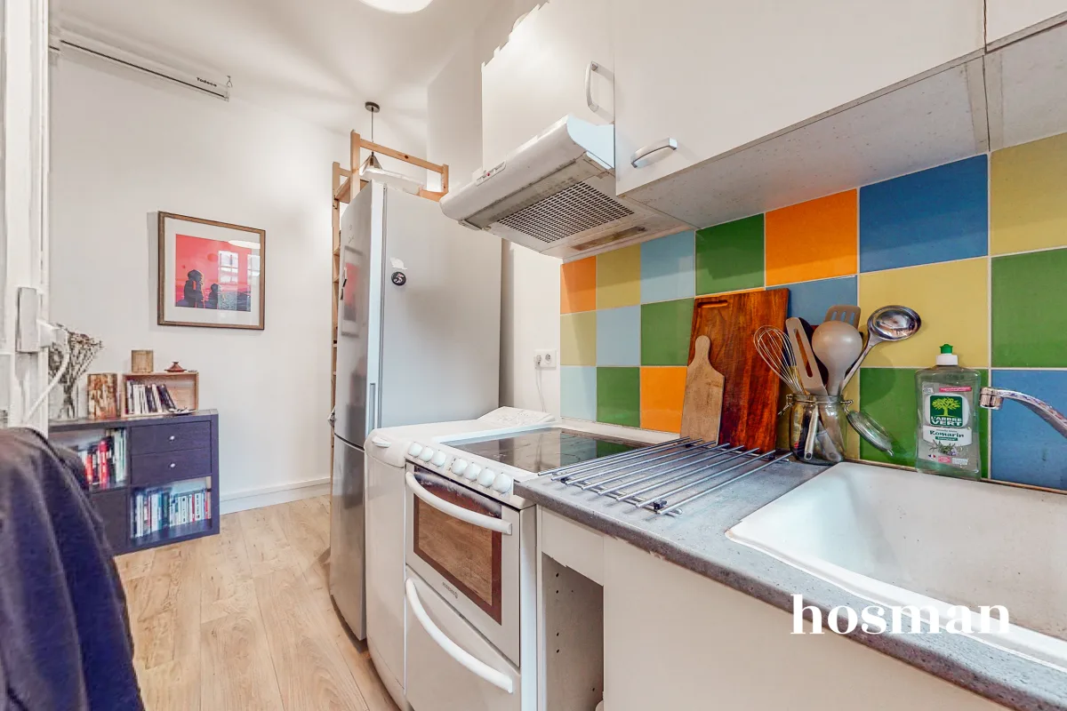 Ravissant appartement - 2 pièces, 39,37 m2 - Entièrement refait- Rue