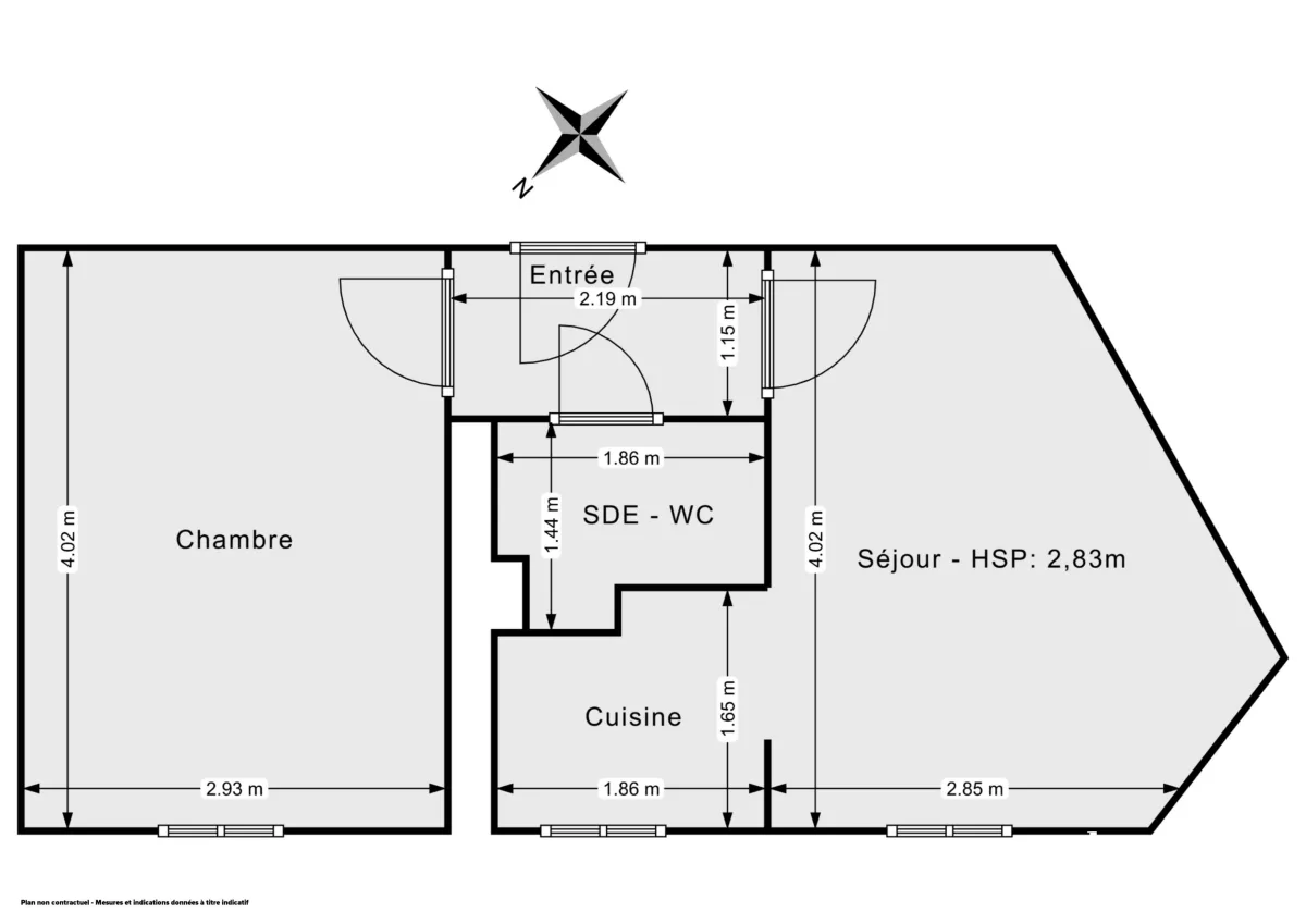 Appartement de 31.0 m² à Bagnolet