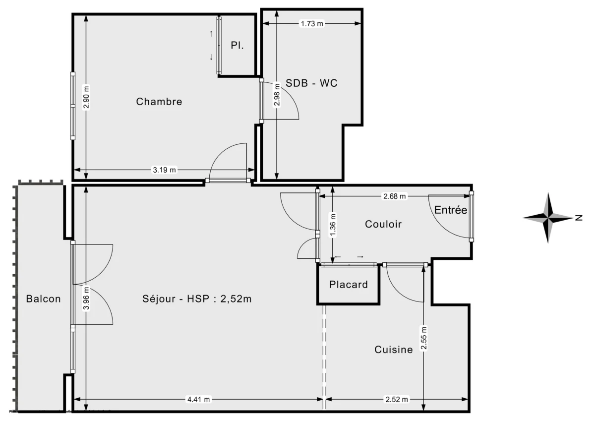 Appartement de 39.0 m² à Colombes