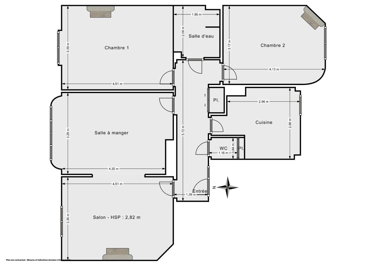 Appartement de 81.0 m² à Paris