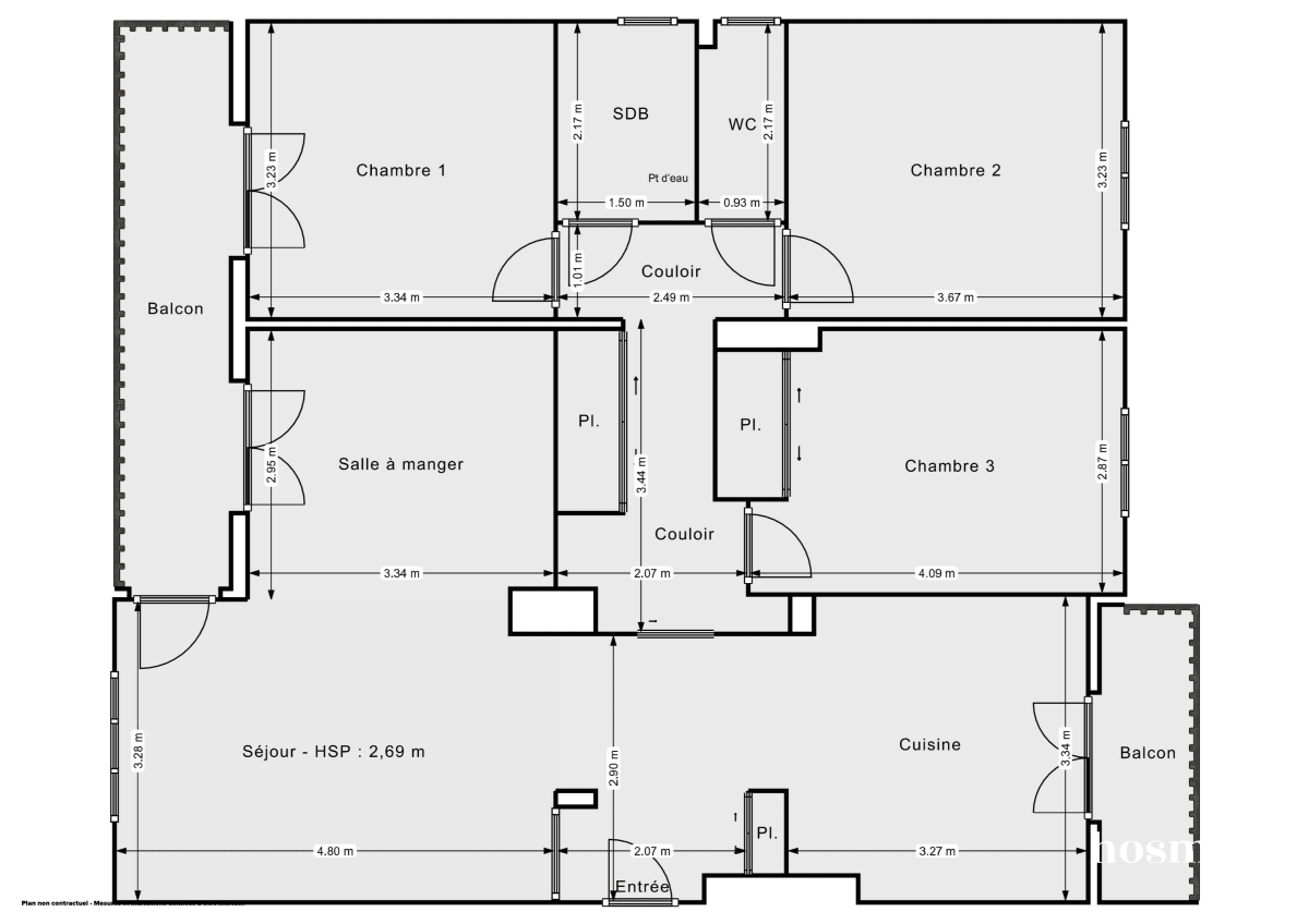 Appartement de 90.0 m² à Lyon