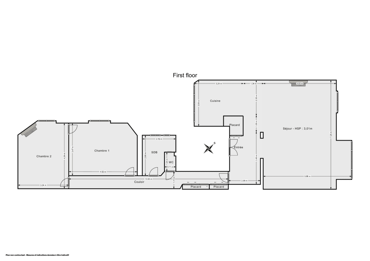 Appartement de 104.0 m² à Paris