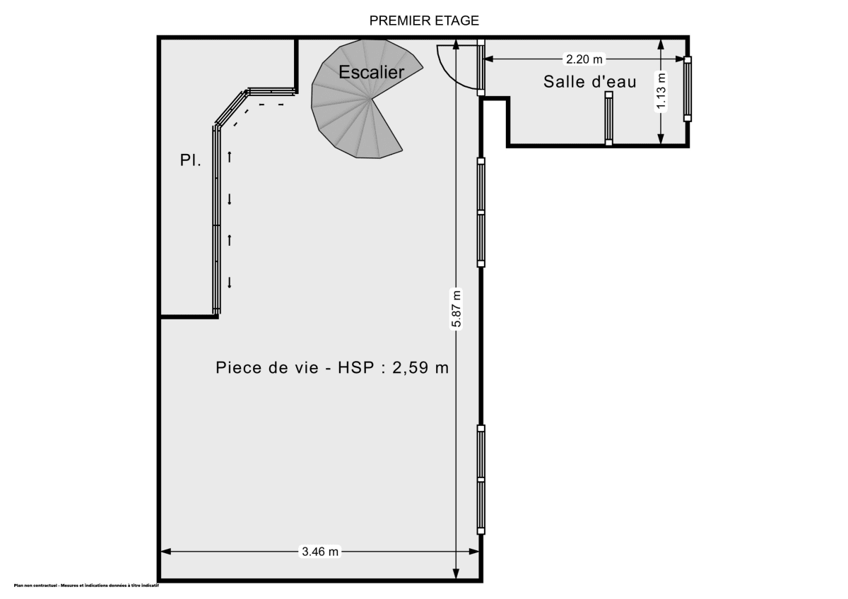 Maison de 53.02 m² à Clamart