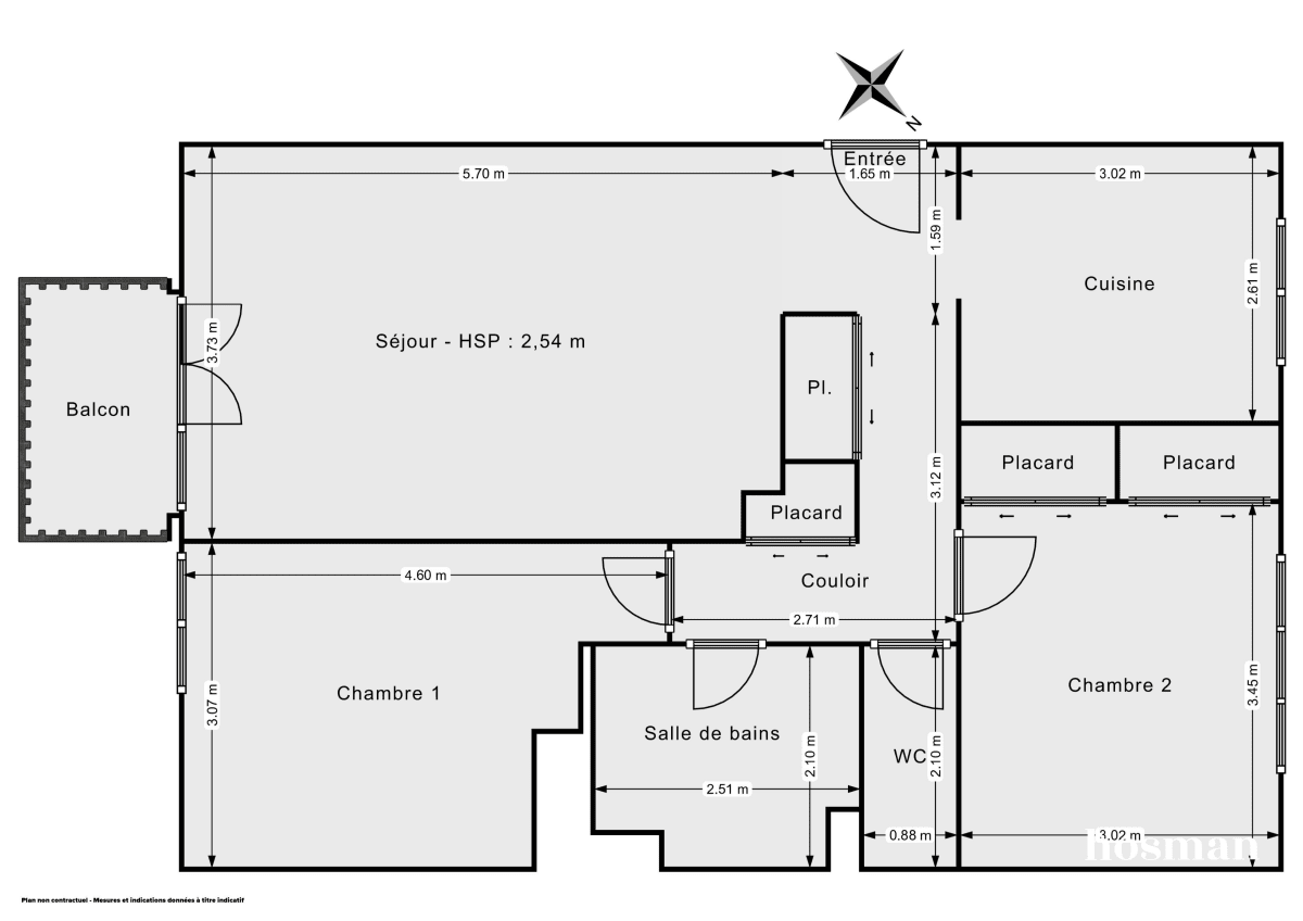 Appartement de 68.0 m² à Toulouse