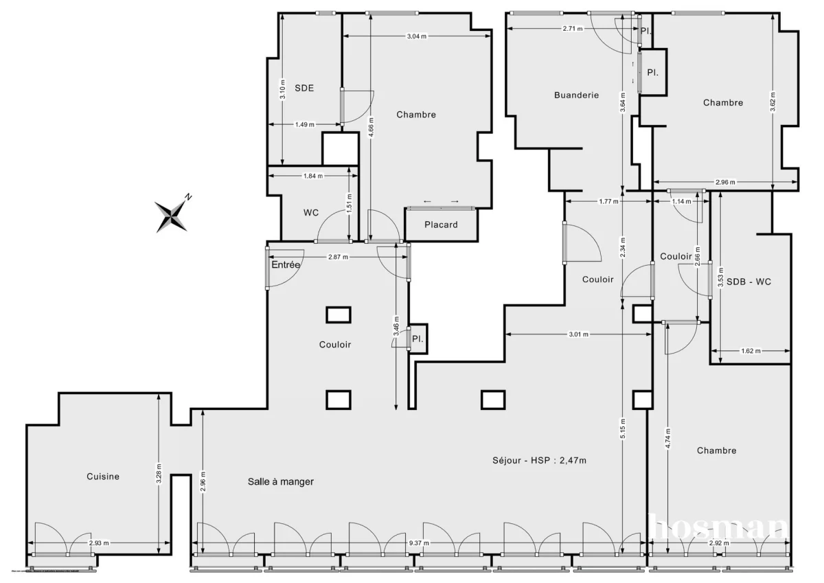 Appartement de 125.8 m² à Nantes