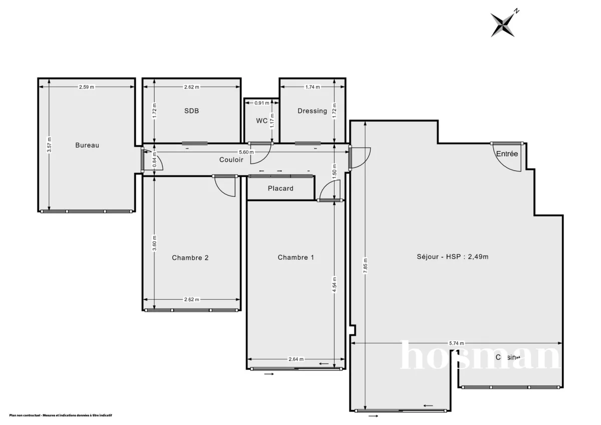 Appartement de 83.3 m² à Levallois-Perret