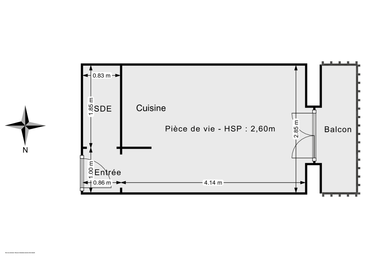 Appartement de 15.0 m² à Neuilly-sur-Seine