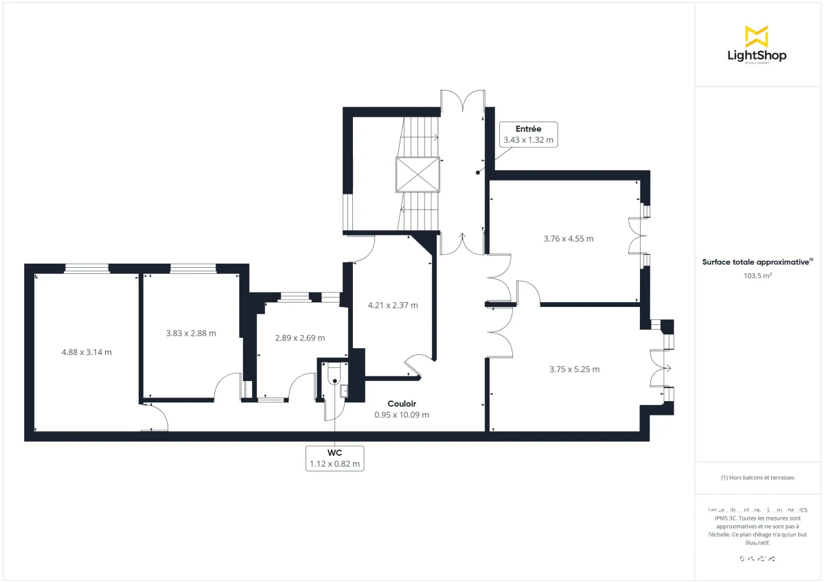 Appartement de 99.0 m² à Paris