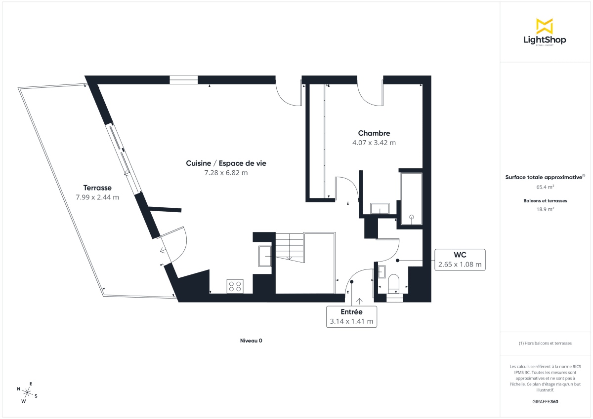Appartement de 78.3 m² à Cenon