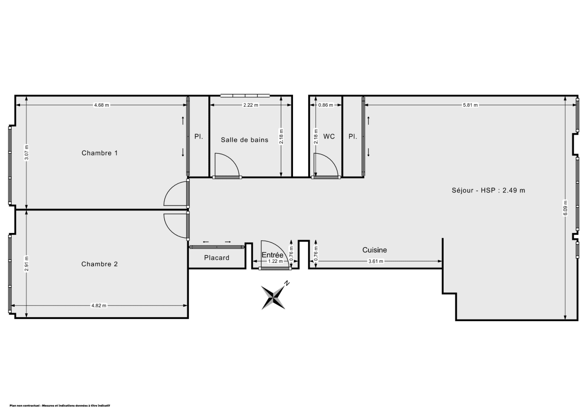 Appartement de 79.0 m² à Montreuil