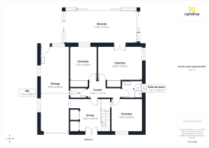 Maison de 138.63 m² à Nantes