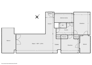 Appartement de 63.58 m² à Caluire-et-Cuire