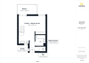 Appartement de 43.8 m² à Bordeaux