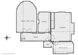 Appartement de 42.65 m² à Paris