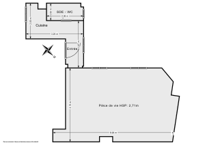 Appartement de 33.0 m² à Paris