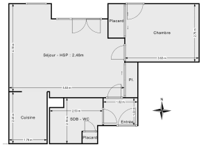 Appartement de 43.03 m² à Villeurbanne